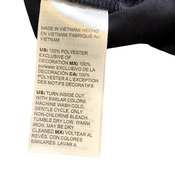 White House Black Market Navy Satin Jogger Size 6 - Picture 10 of 14